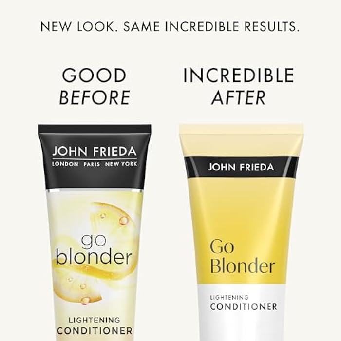 John Frieda Go Blonder Lightening Conditioner, Gradually Lightens Blonde Color, For Natural or Color-Treated Hair, Formulated with Citrus and Chamomile, Paraben Free, 8.3 Oz - Image 2